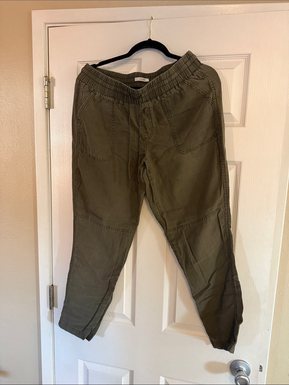 Maurices Olive Utility Cargo Joggers